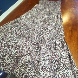 Hale Bob ~ Sz S ~ Animal Print ~ Halter Top Dress ~ Excellent Condition